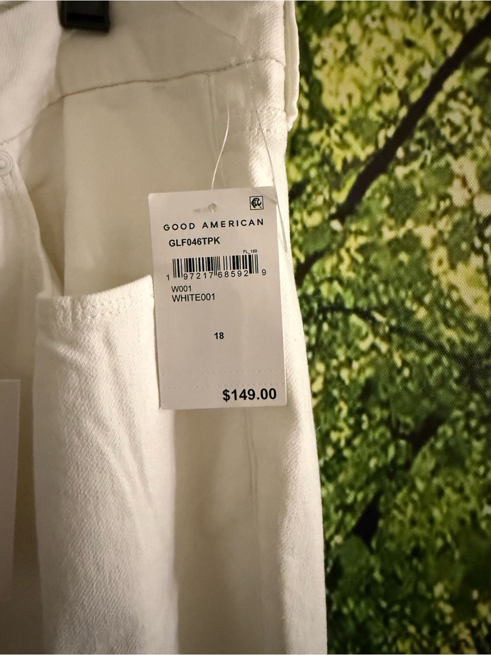Good American White High-Rise Wide-Leg Jeans - Picture 4 of 10